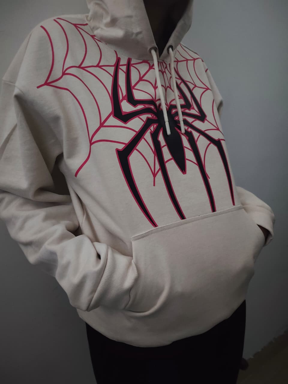 Spider Girl Heavyweight Hoodie – Off-White