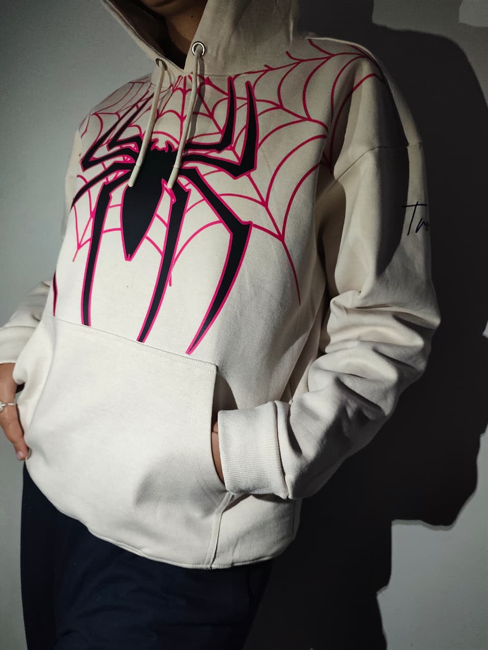 Spider Girl Heavyweight Hoodie – Off-White